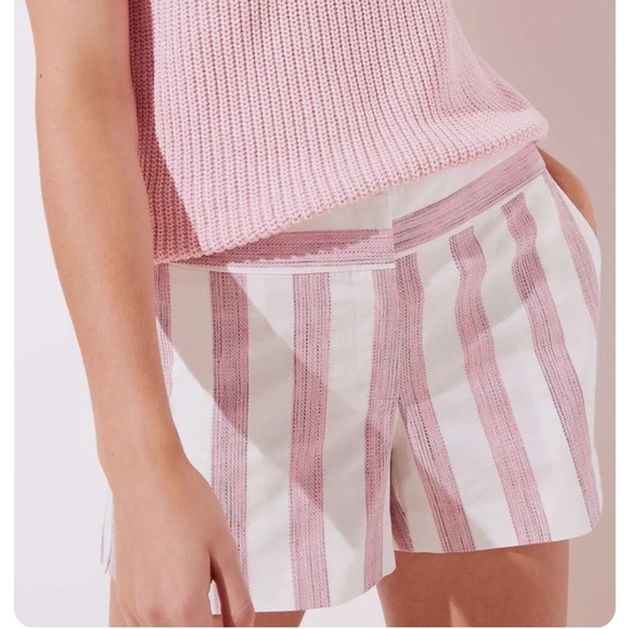 LOFT Pink Shorts Size 4 - Picture 2 of 13